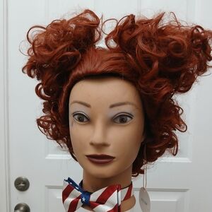 Hocus Pocus WINIFRED SANDERSON Curly Red Wig NeW Halloween